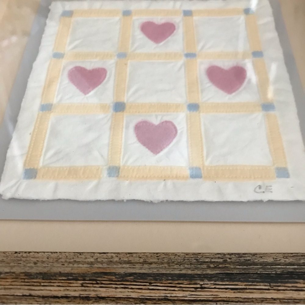 ▪️VINTAGE Set of 2 Quilt Shadowbox Art - Picture 9 of 13